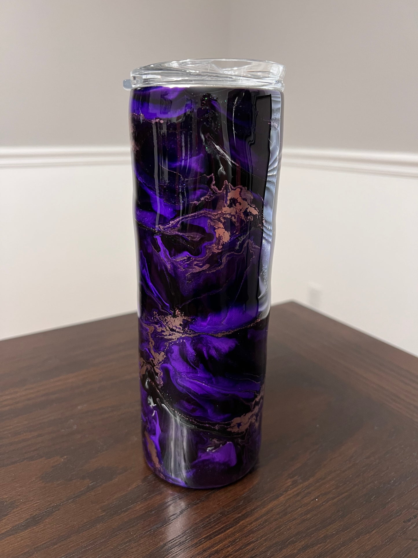 Purple Rain 20oz Skinny Tumbler-Pre Made-RTS