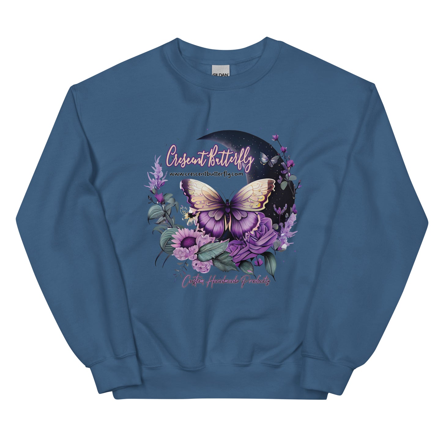 Crescent Butterfly Unisex Sweatshirt