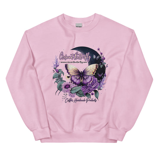 Crescent Butterfly Unisex Sweatshirt