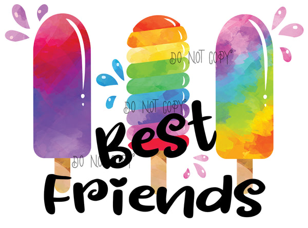 Best Friends Popsicle .png Digital Download – Crescent Butterfly Design Co.