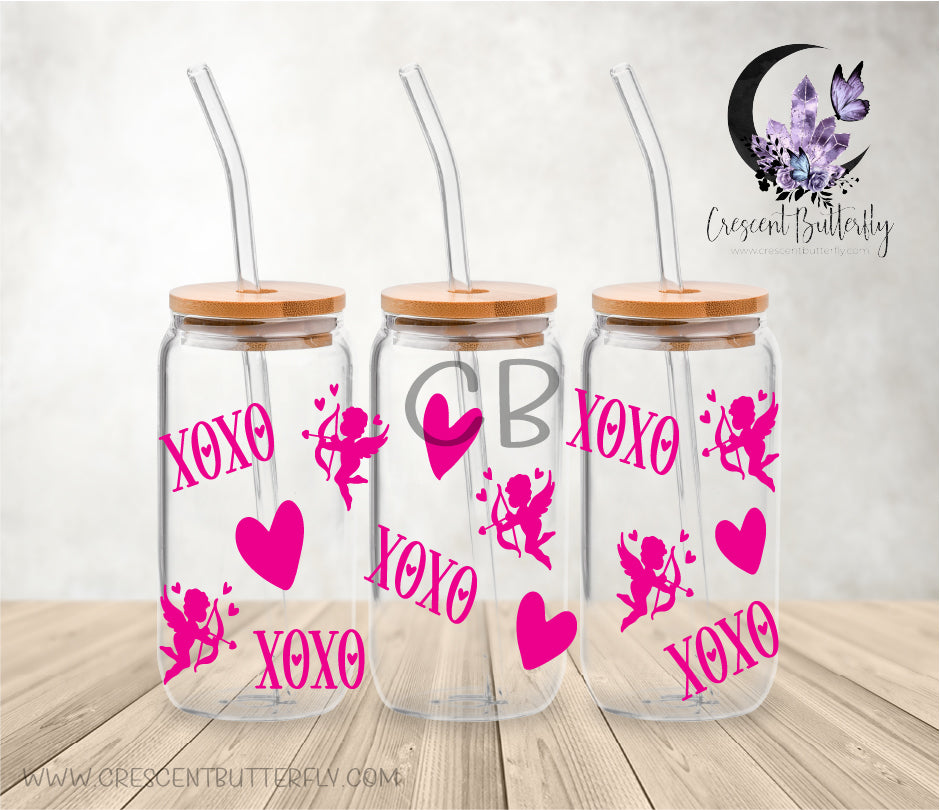 Cuid Sticker Cupid XOXO -Libbey Wrap – Crescent Butterfly Design Co.