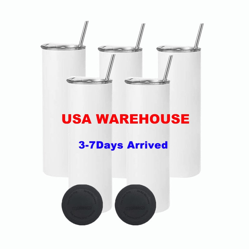 20oz 25pack Stainless Steel Straight skinny sublimation blanks Tumbler