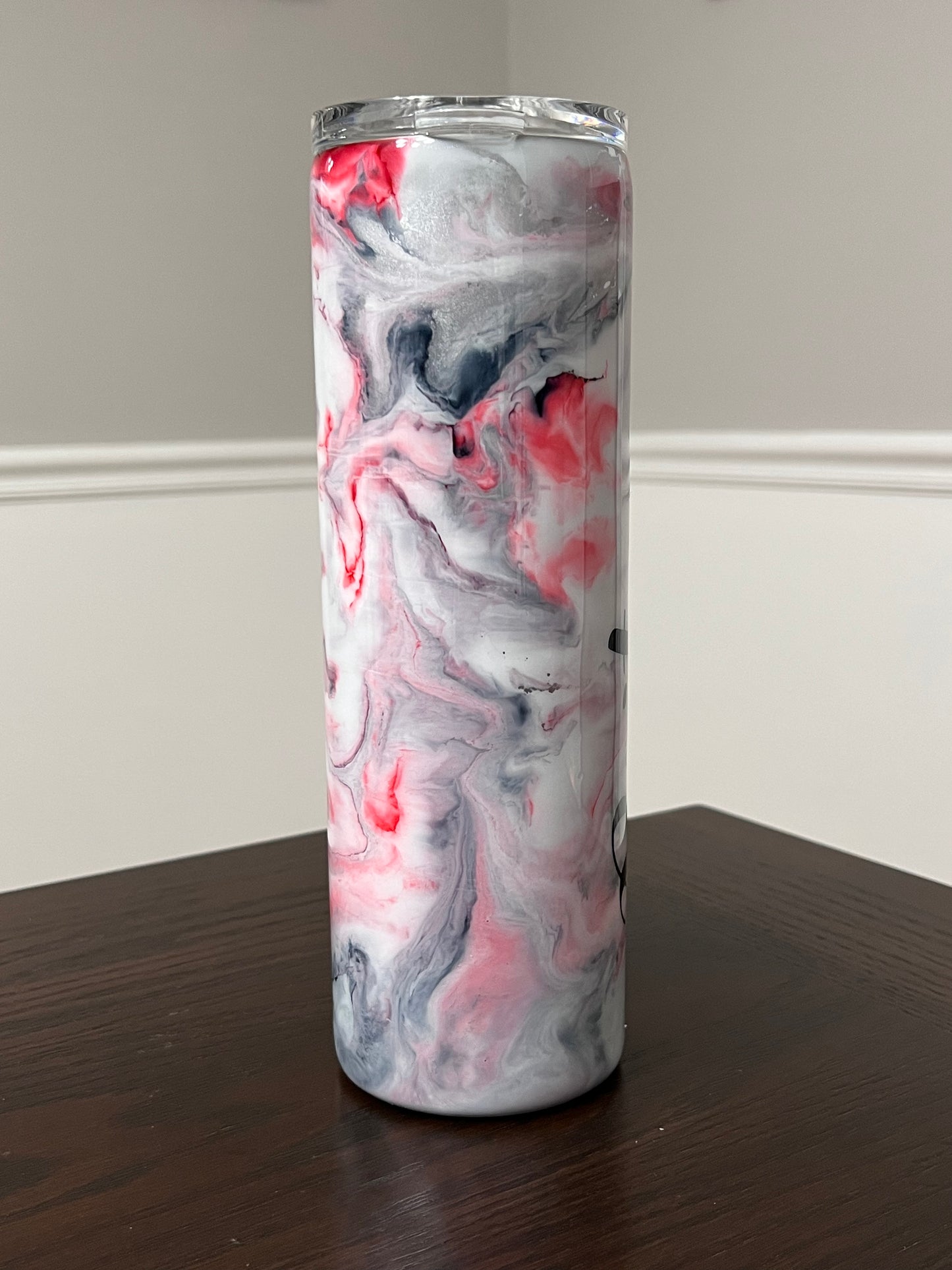 Marble Delight 30oz Skinny Tumbler-Pre Made-RTS