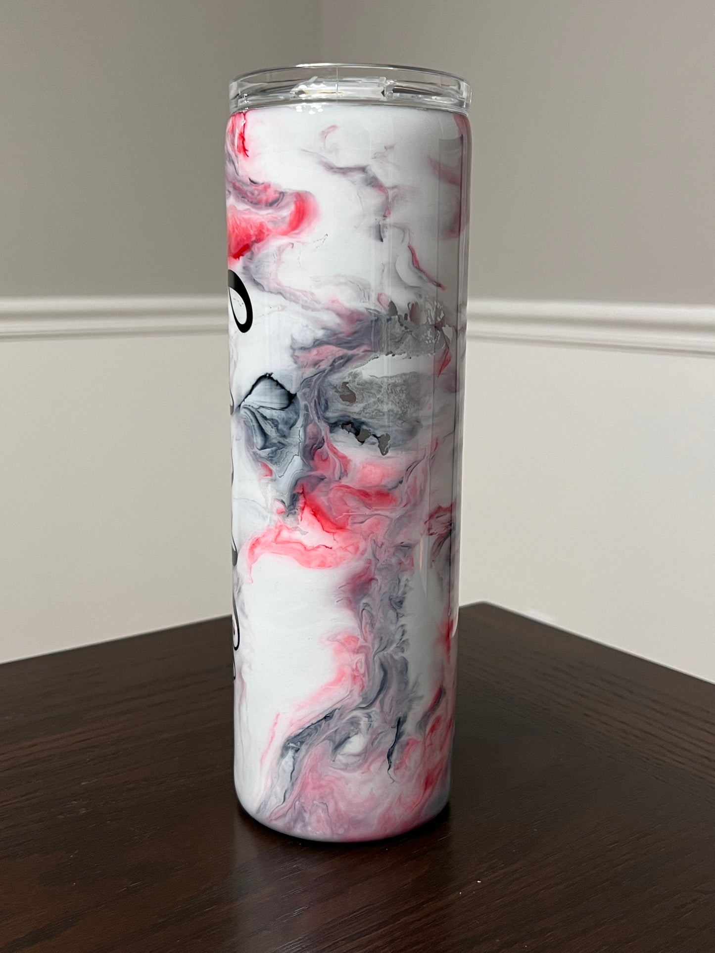 Marble Delight 30oz Skinny Tumbler-Pre Made-RTS