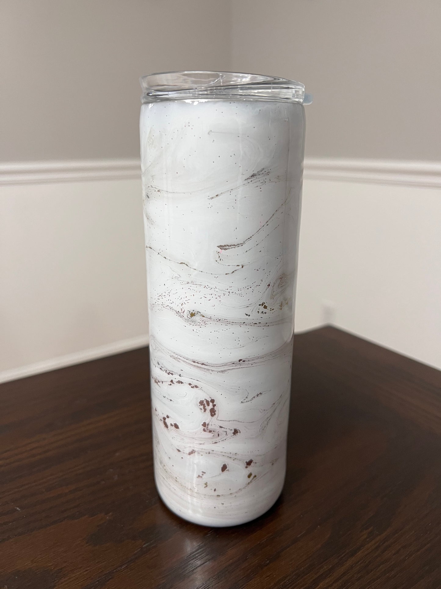 Marblelous Elegance 20oz Skinny Tumbler-Pre Made-RTS