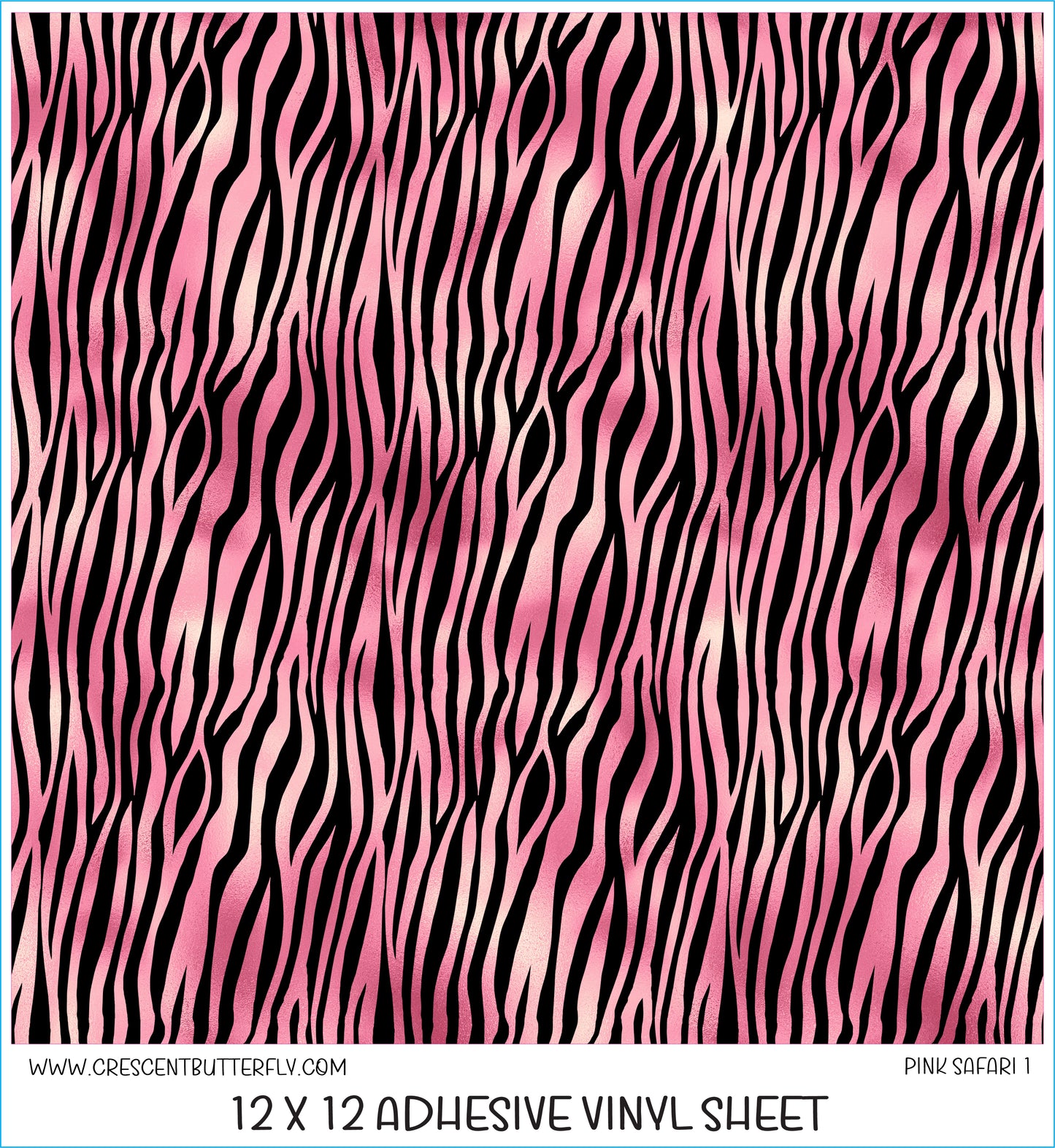 Pink Safari Printed Vinyl Sheet