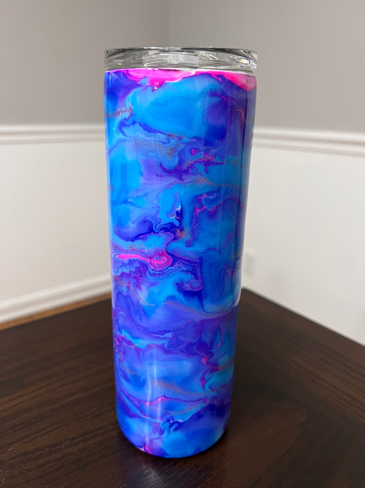 Candy Swirl 20oz Skinny Tumbler-Pre Made-RTS