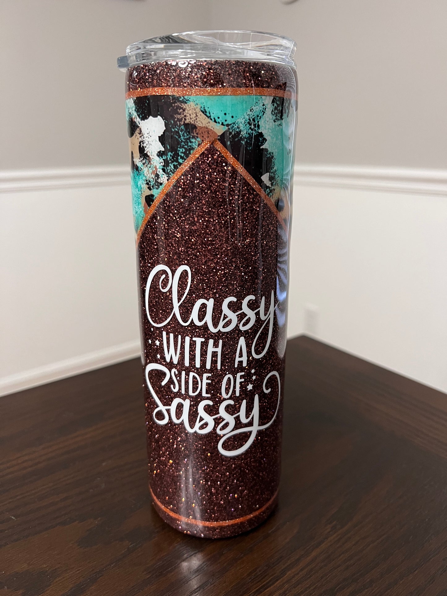 Western Sass 30oz Skinny Tumbler-Pre Made-RTS