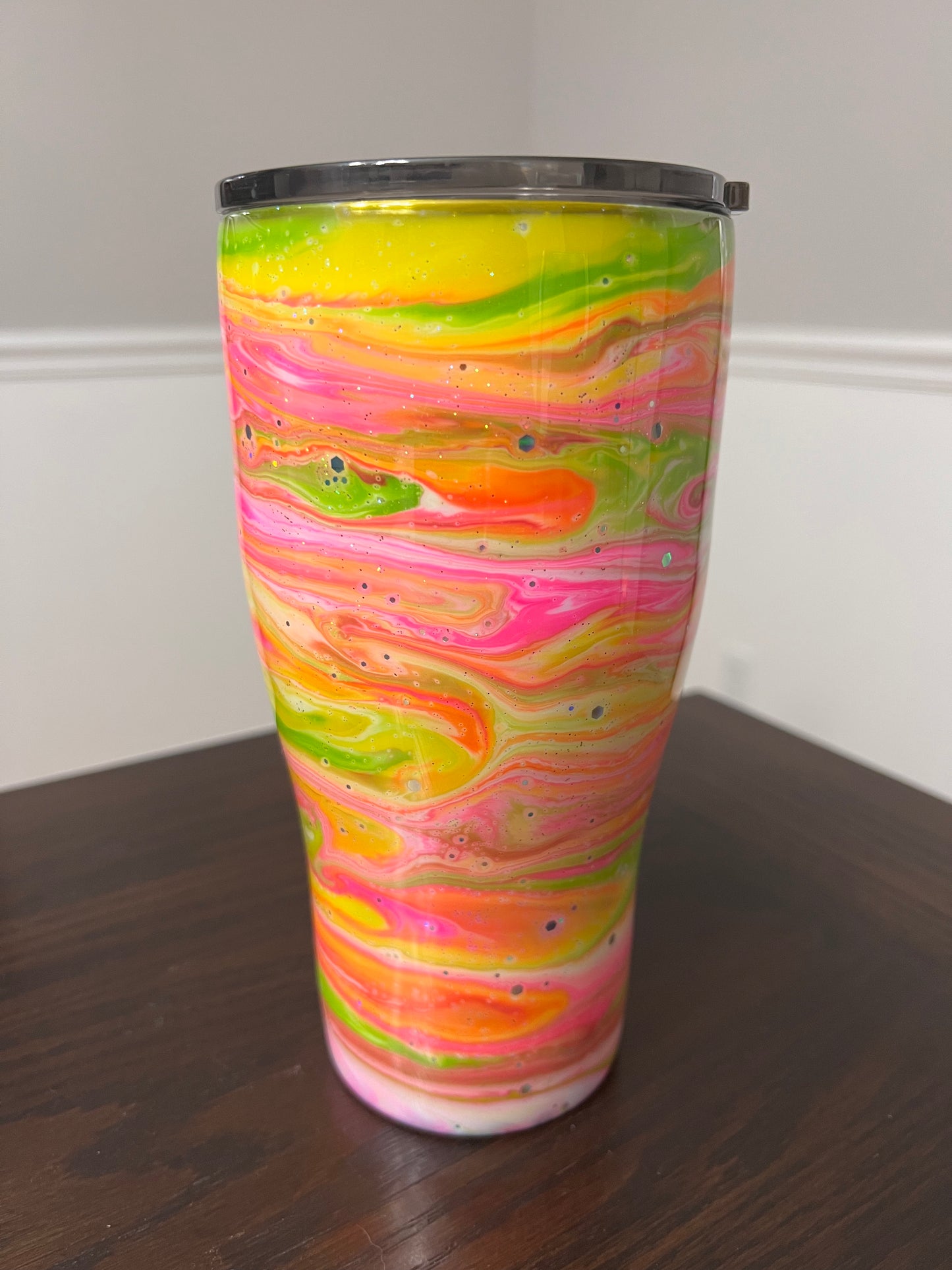 Summer Holiday 30oz Modern Curve Tumbler-Pre Made-RTS