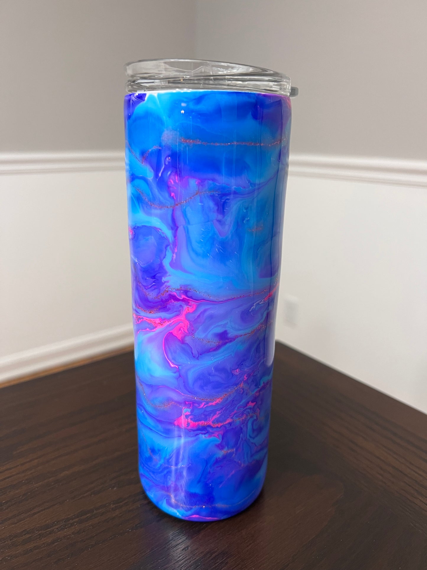 Candy Swirl 20oz Skinny Tumbler-Pre Made-RTS