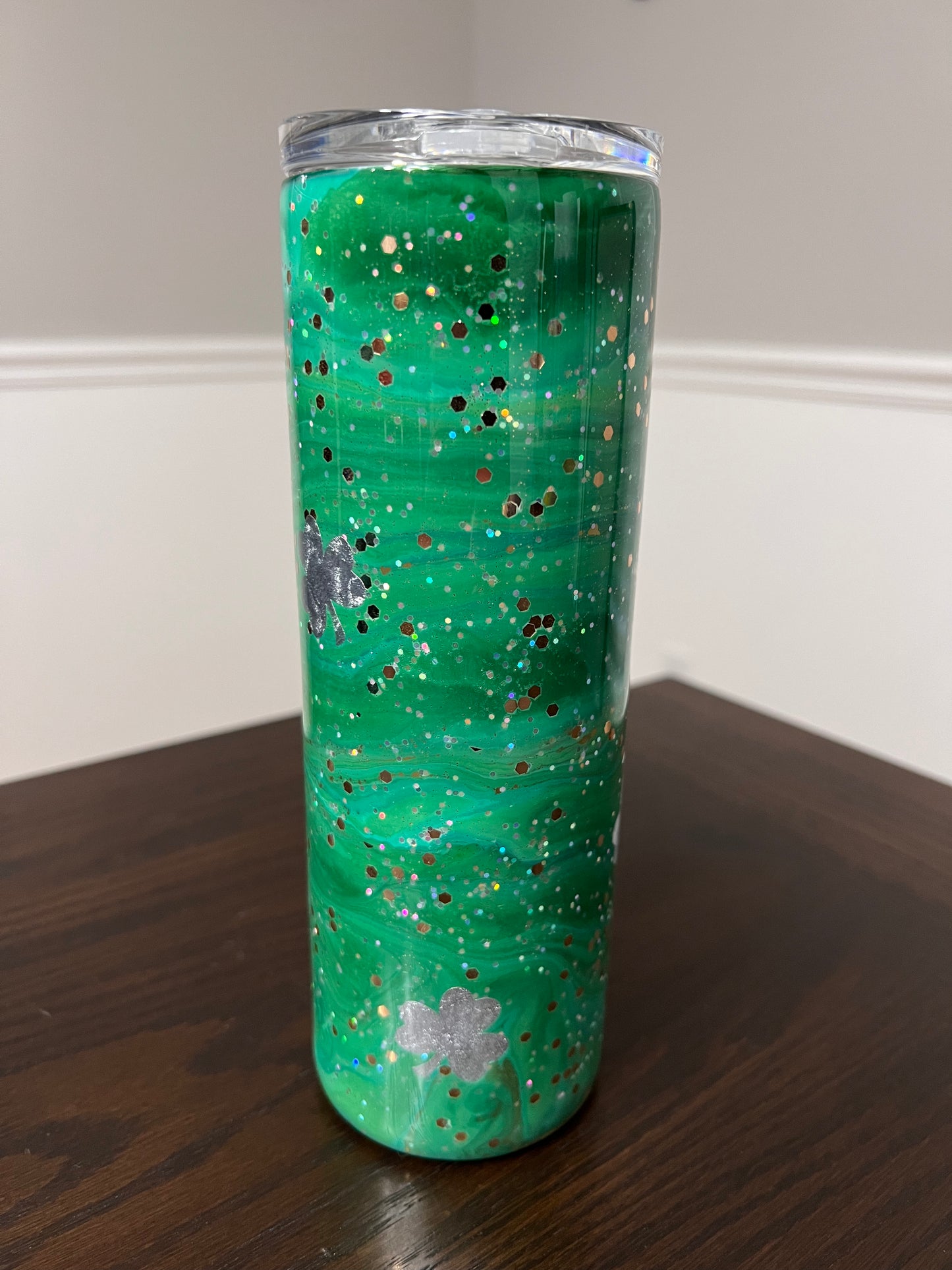 St Patricks Day 20oz Skinny Tumbler-Pre Made-RTS