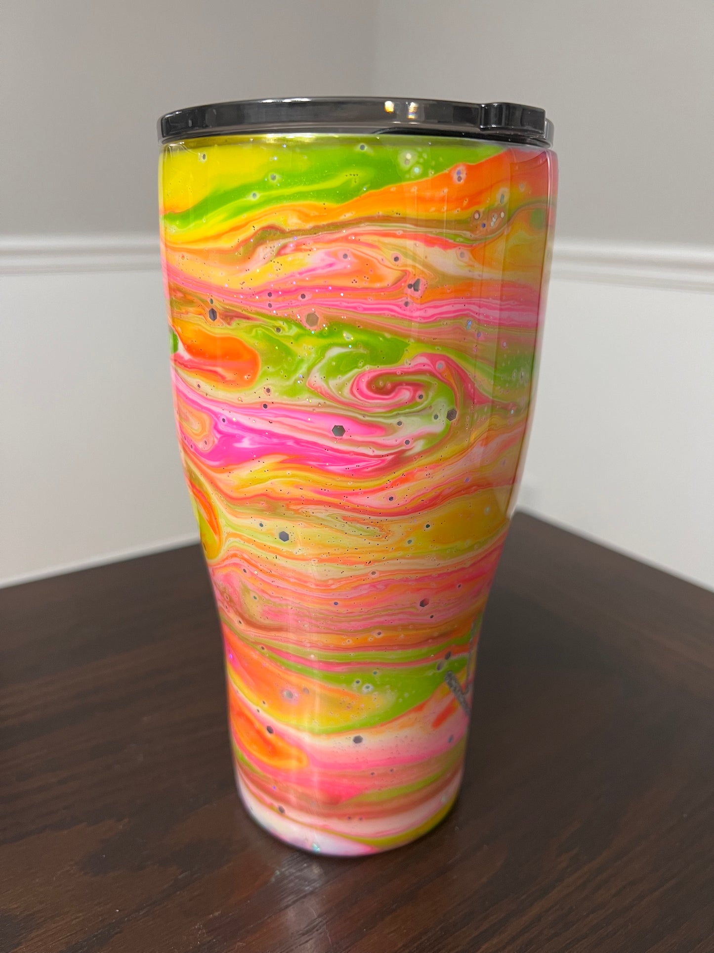 Summer Holiday 30oz Modern Curve Tumbler-Pre Made-RTS