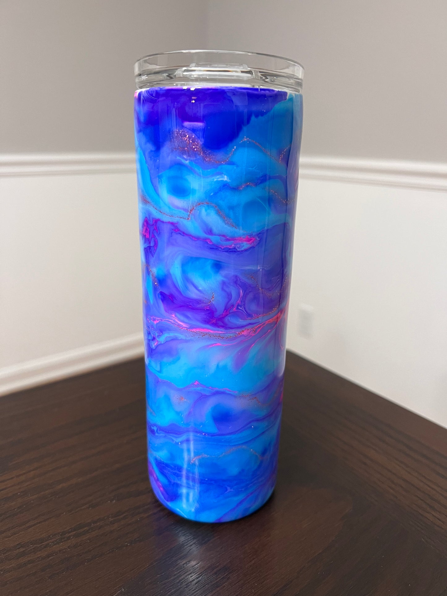 Candy Swirl 20oz Skinny Tumbler-Pre Made-RTS