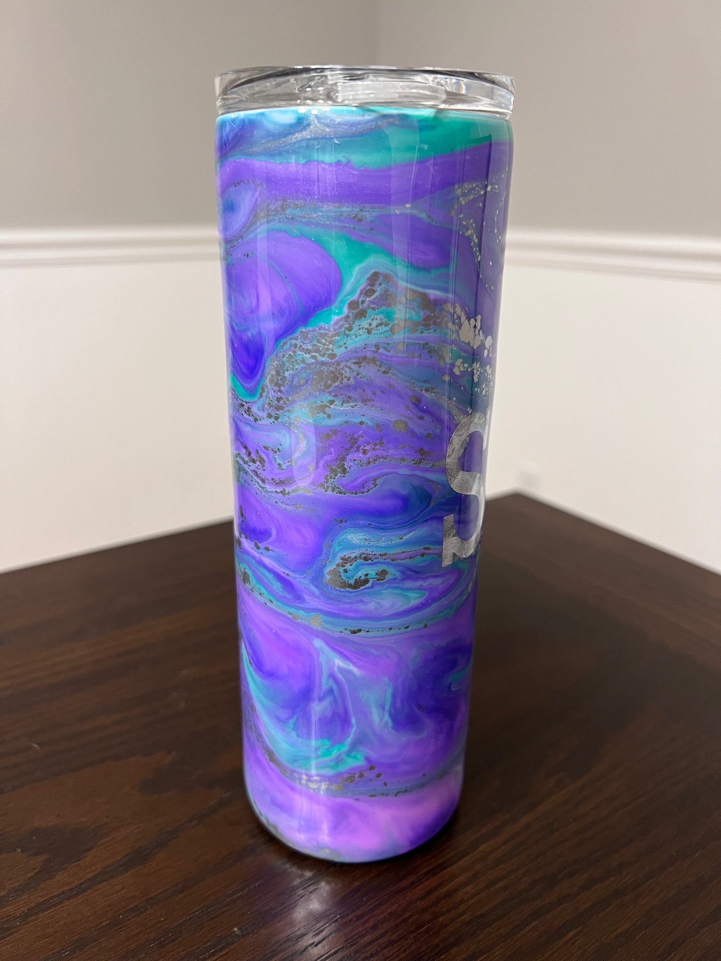 Lavender Meadow 20oz Skinny Tumbler-Pre Made-RTS