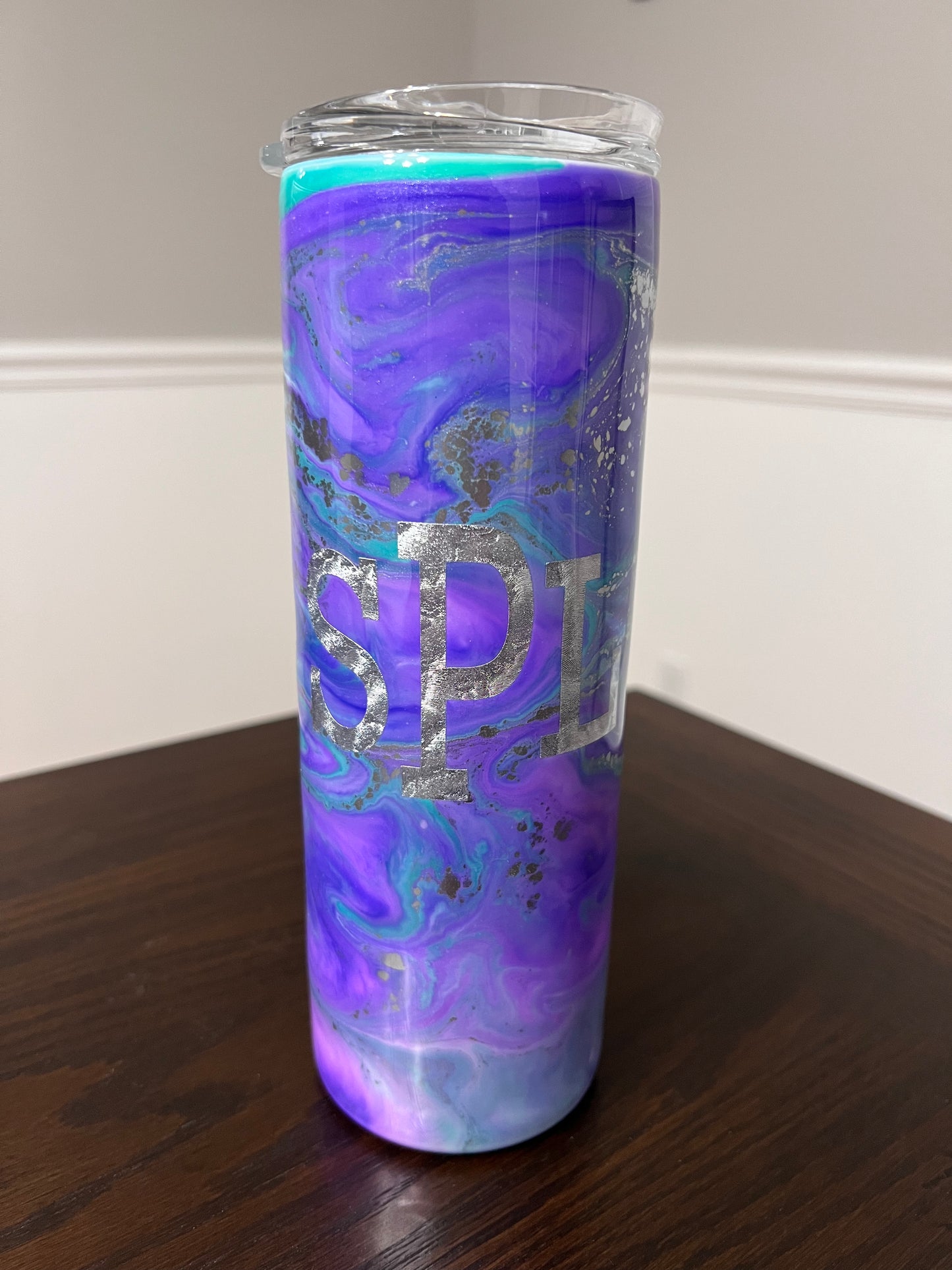 Lavender Meadow 20oz Skinny Tumbler-Pre Made-RTS