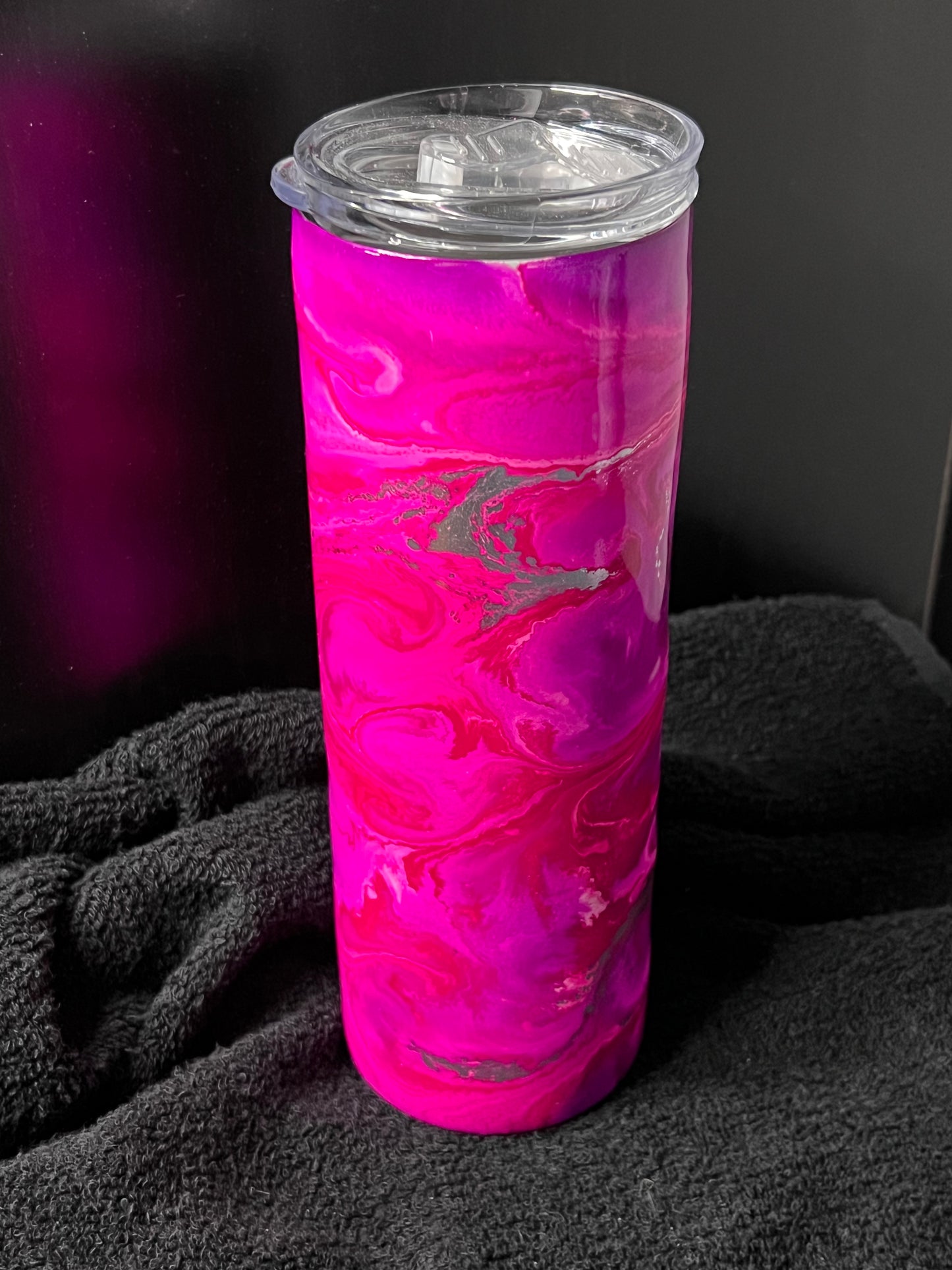 Southern Girl Pink 20oz Skinny Tumbler-Pre Made-RTS