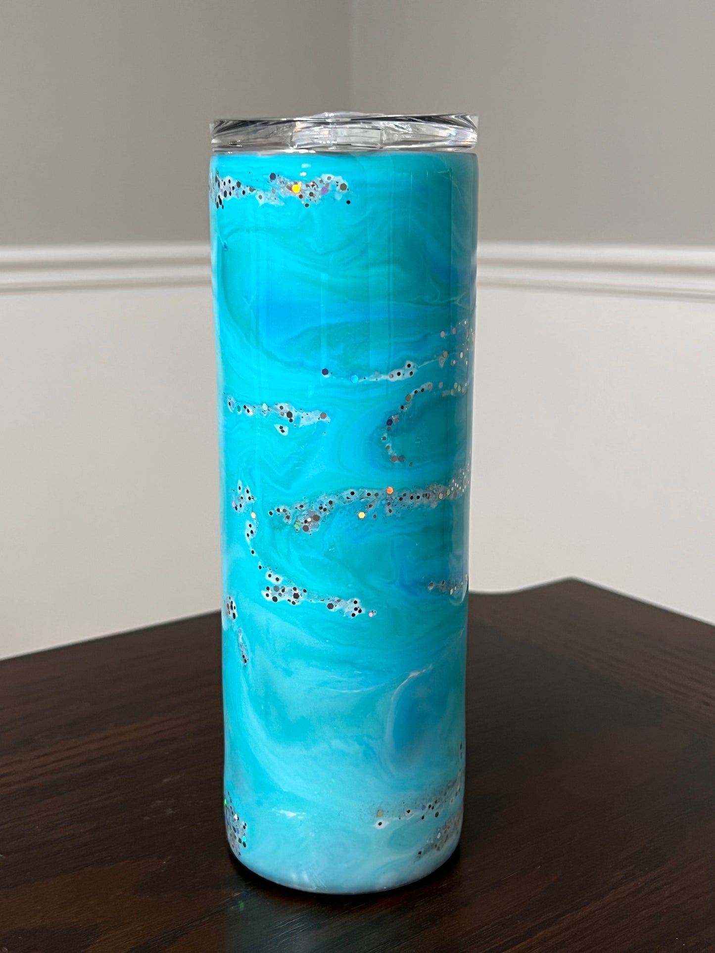 RTS #16 Surfs Up 20oz Skinny Tumbler-Pre Made-RTS