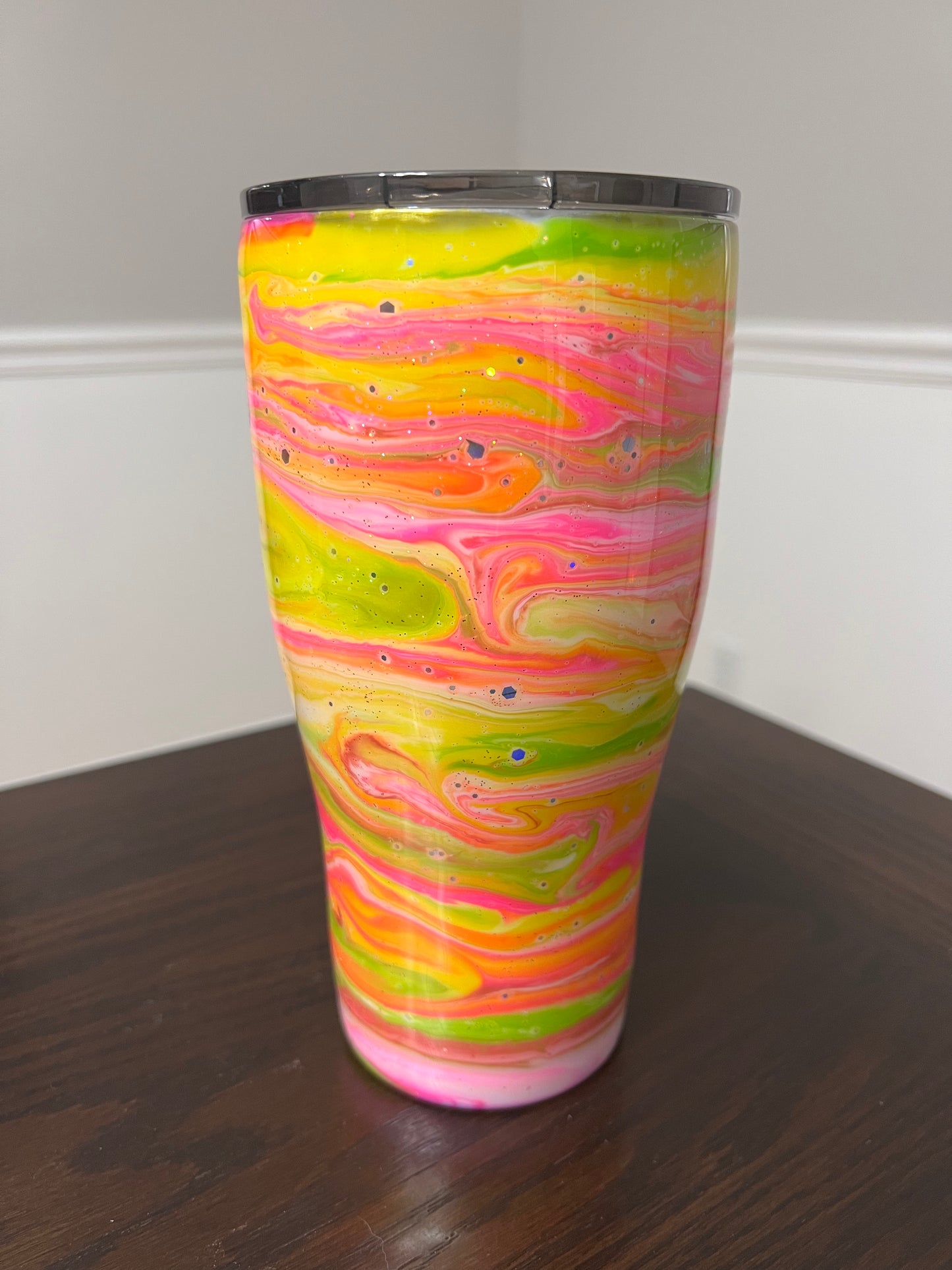 Summer Holiday 30oz Modern Curve Tumbler-Pre Made-RTS