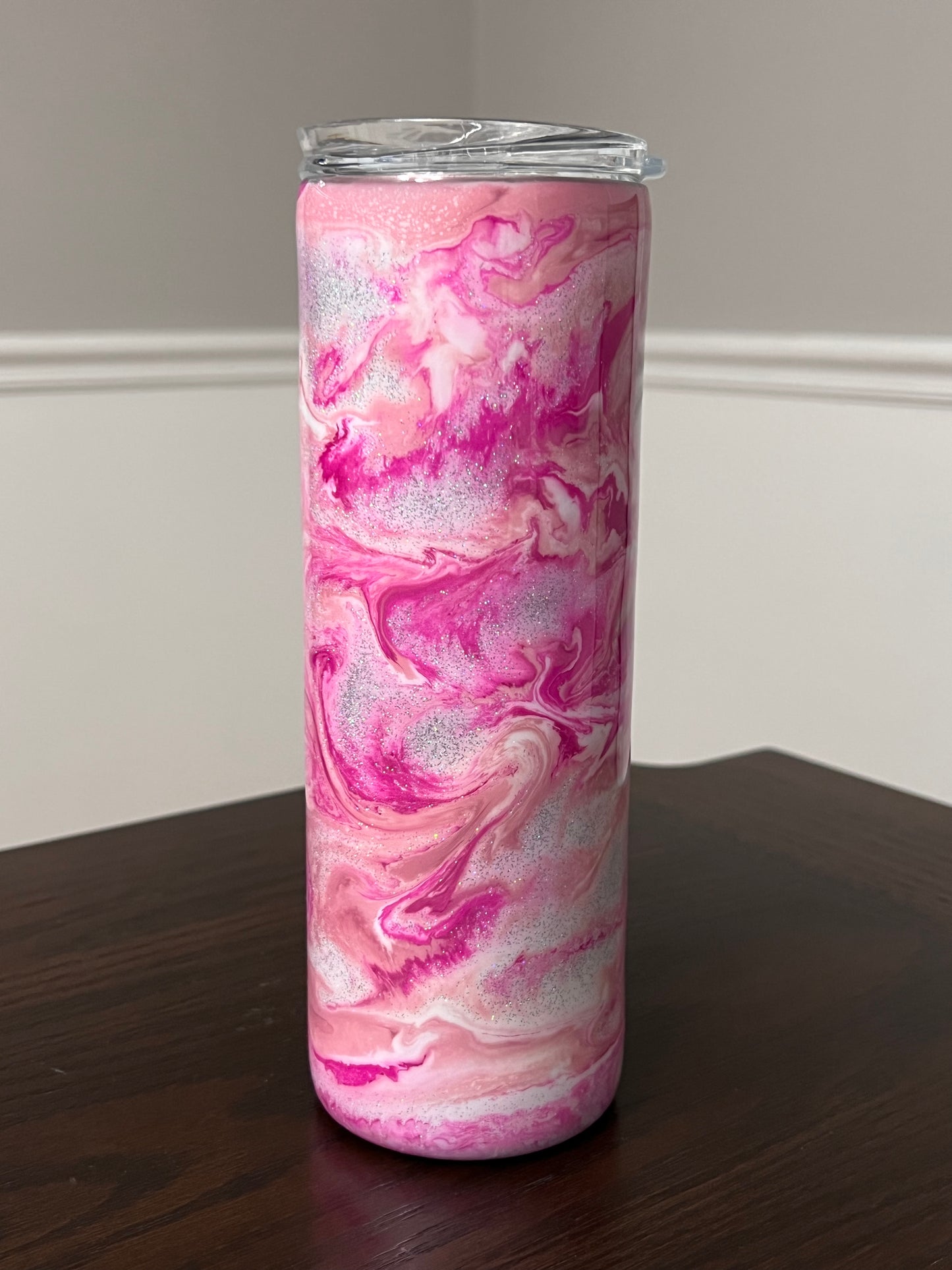 Pink Sherbet 20oz Skinny Tumbler-Pre Made-RTS