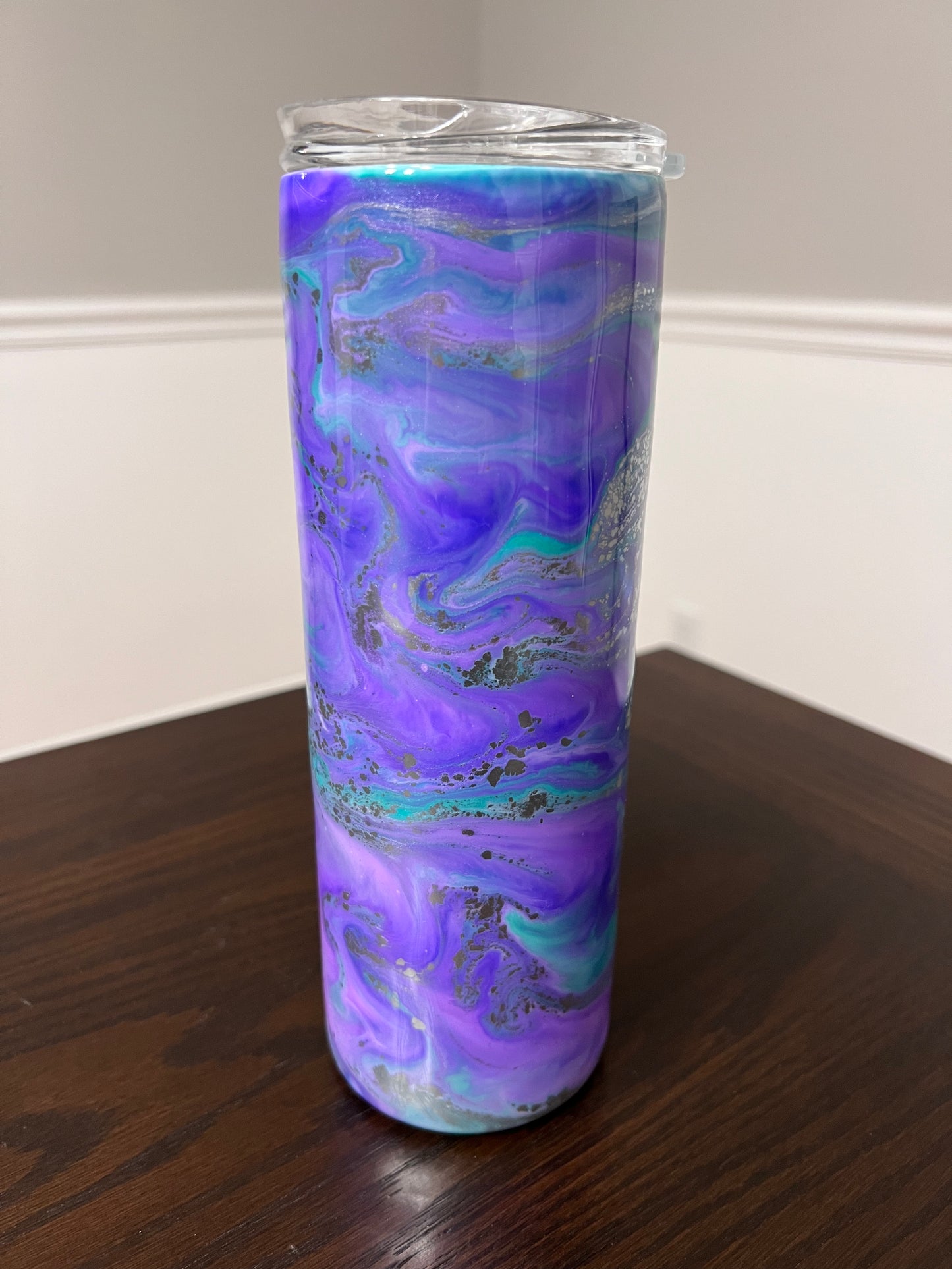 Lavender Meadow 20oz Skinny Tumbler-Pre Made-RTS