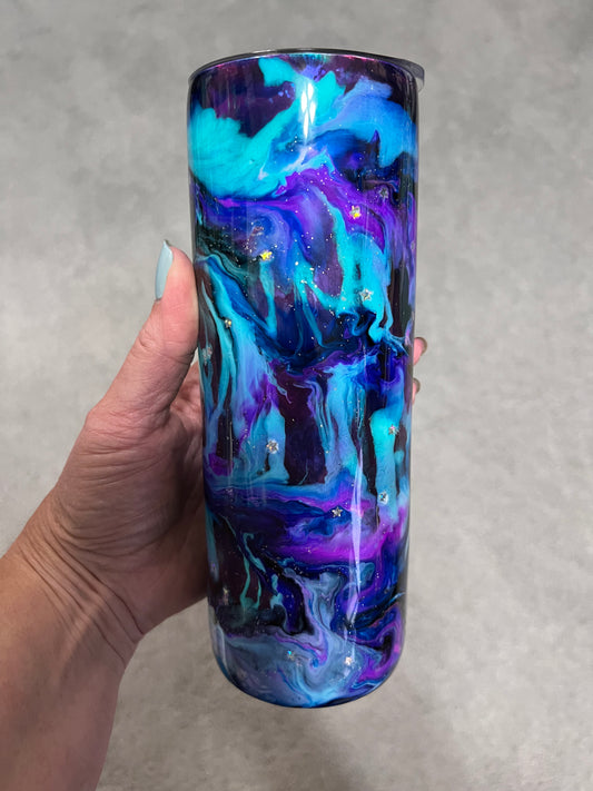 Galaxy 20oz Skinny Tumbler-Pre Made-RTS