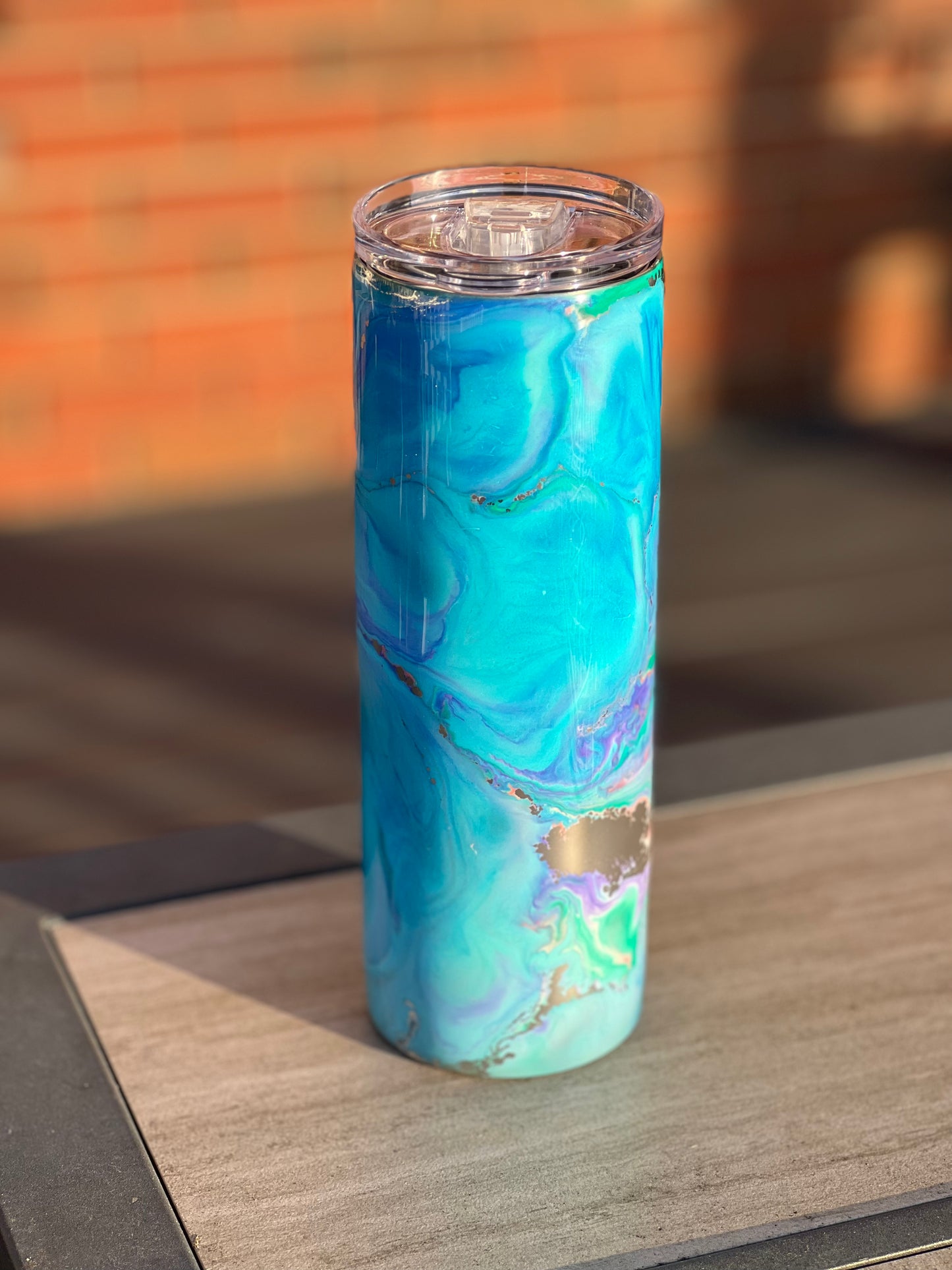 Winter Sky 20oz Skinny Tumbler-Pre Made-RTS