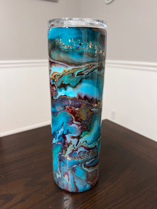 Western Queen Handmade Custom Epoxy Tumbler