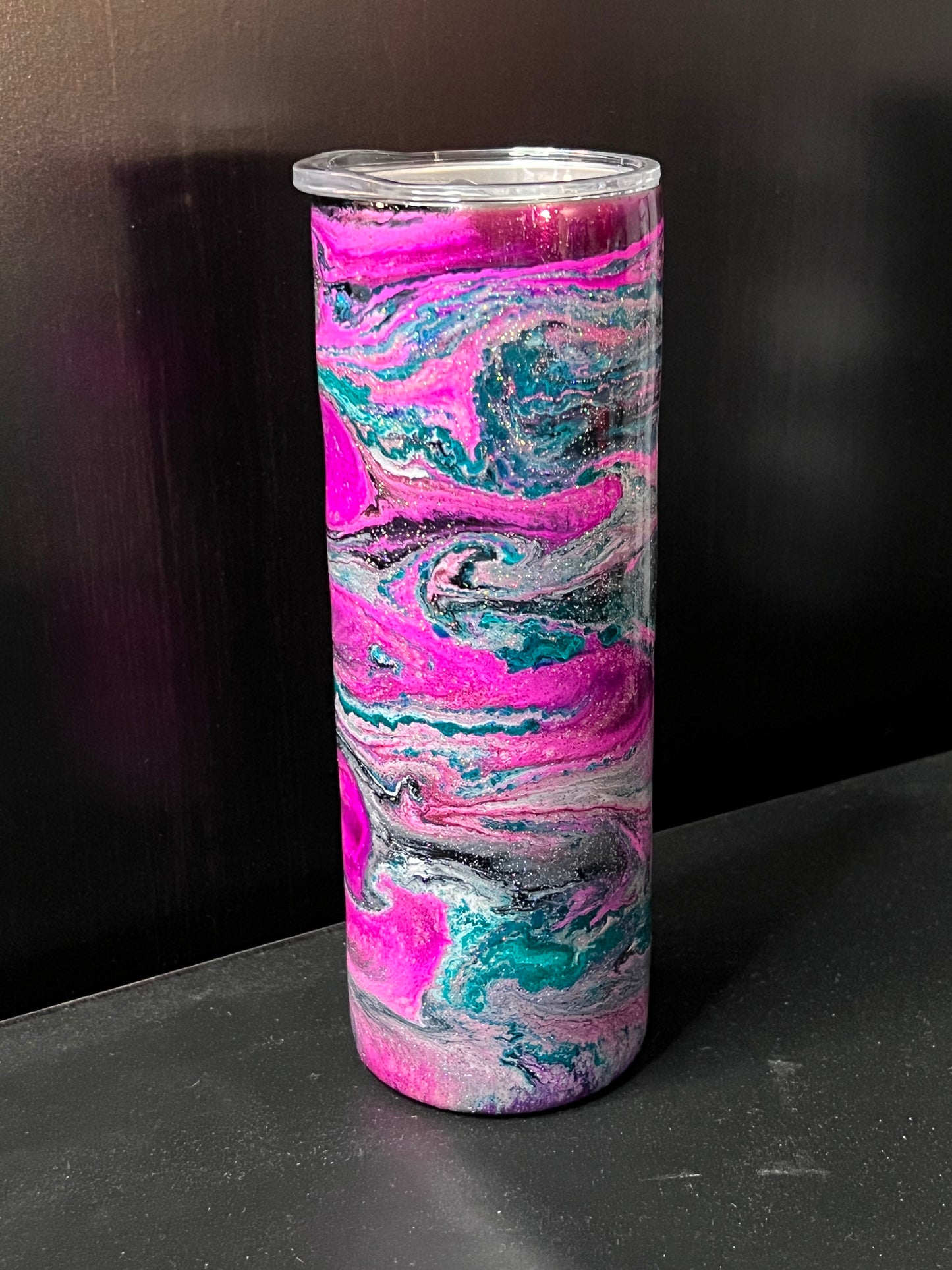 Cotton Candy 20oz Skinny Tumbler-Pre Made-RTS