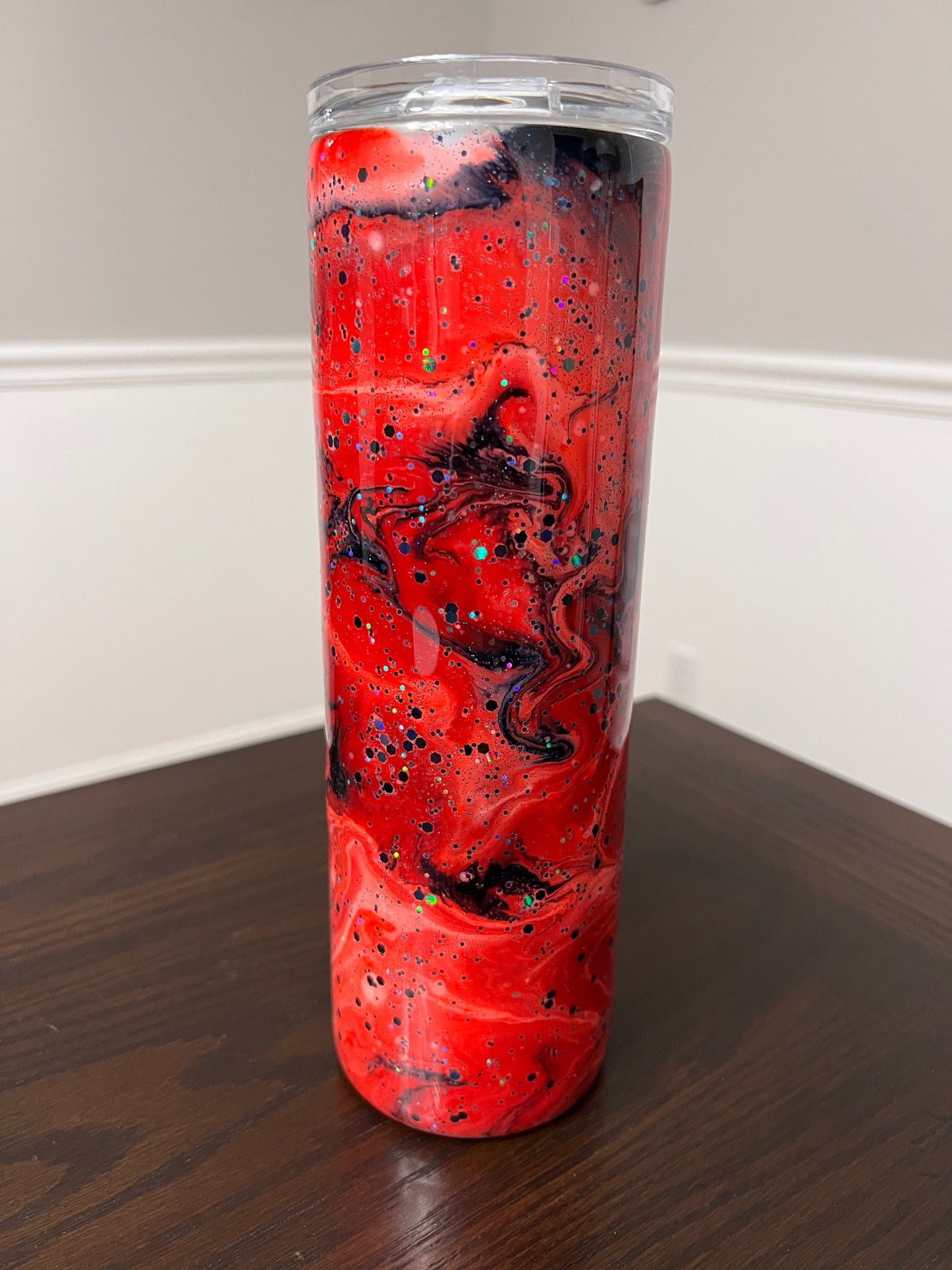 Western Sunset 30oz Skinny Tumbler-Pre Made-RTS