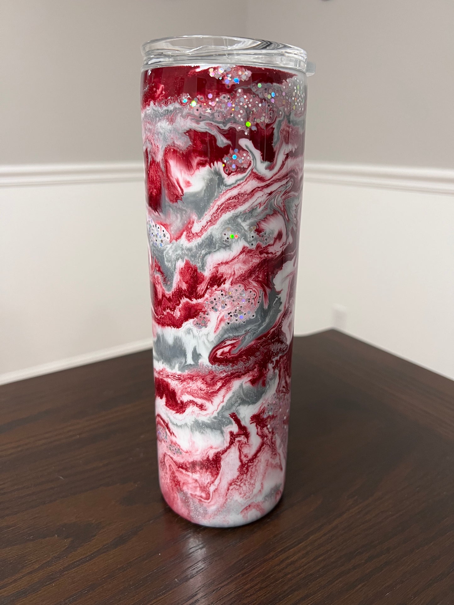 Cherry Blossom 30oz Skinny Tumbler-Pre Made-RTS