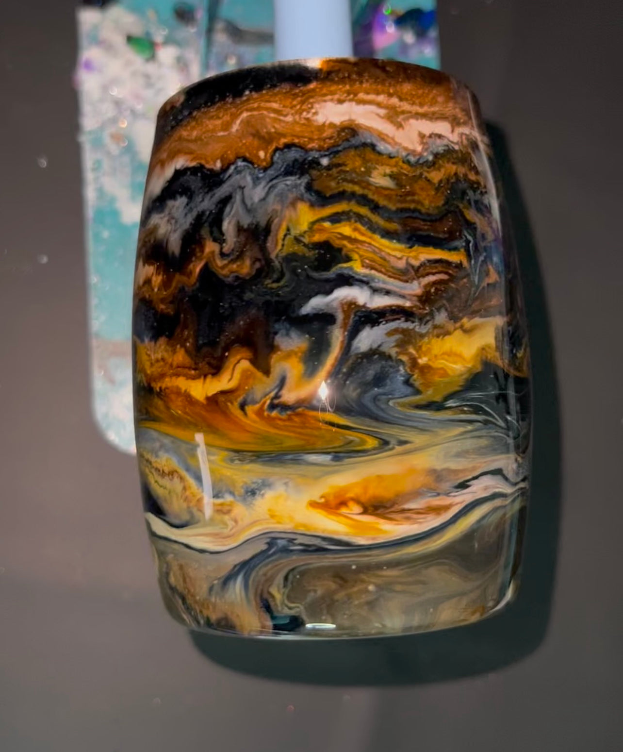 Tigers Eye 14oz Coffee Mug Tumbler