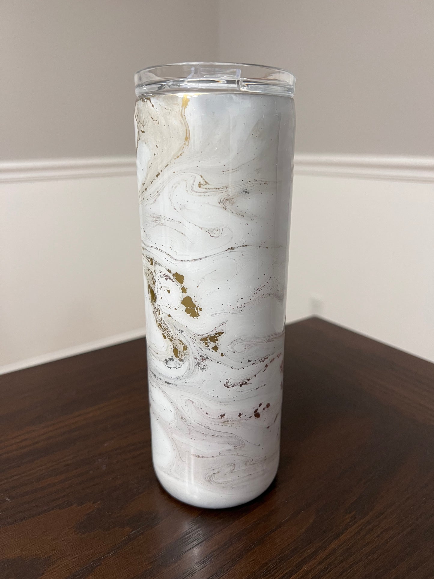 Marblelous Elegance 20oz Skinny Tumbler-Pre Made-RTS