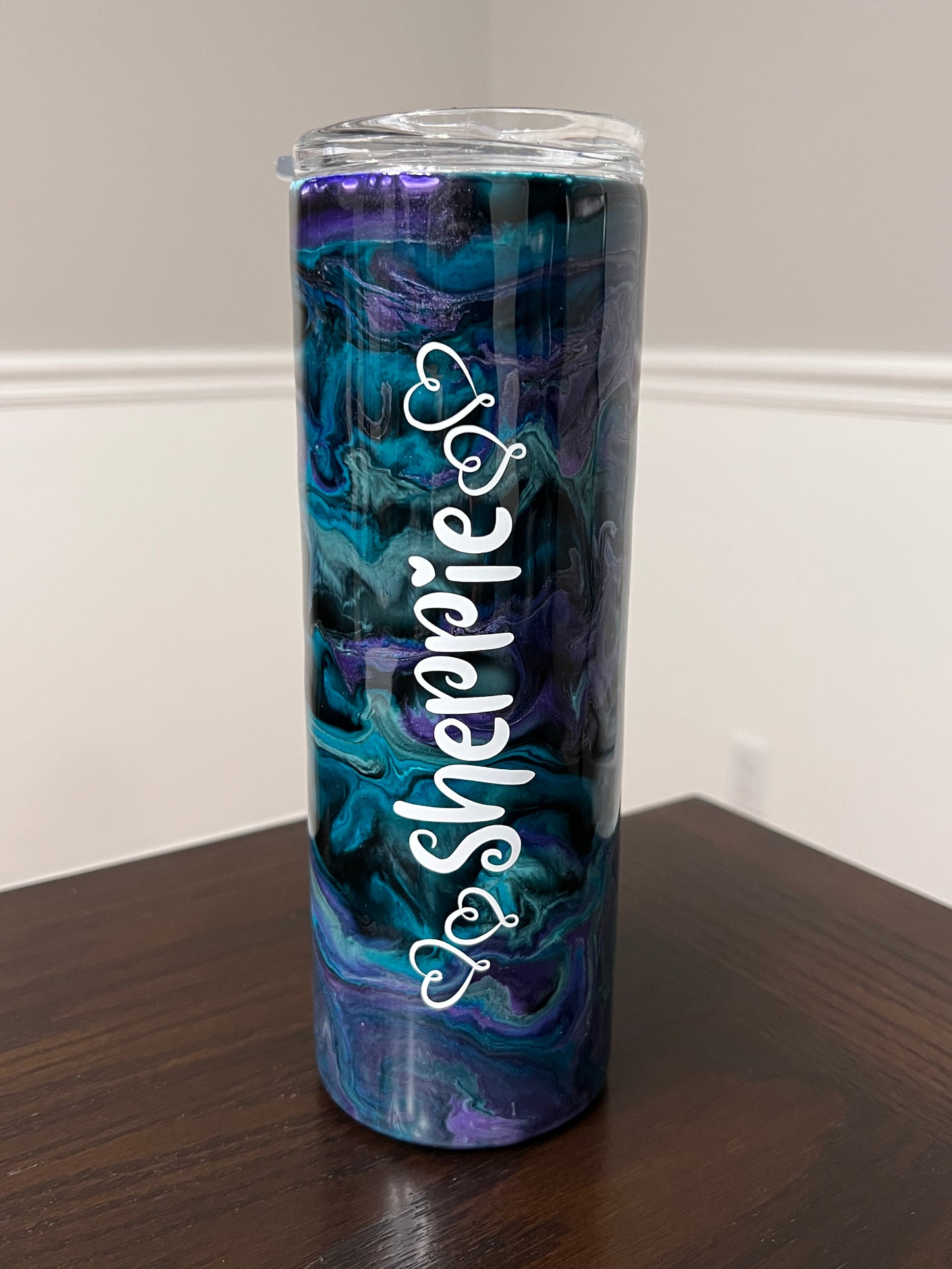 Teal We Meet Again 20oz Skinny Tumbler-Pre Made-RTS