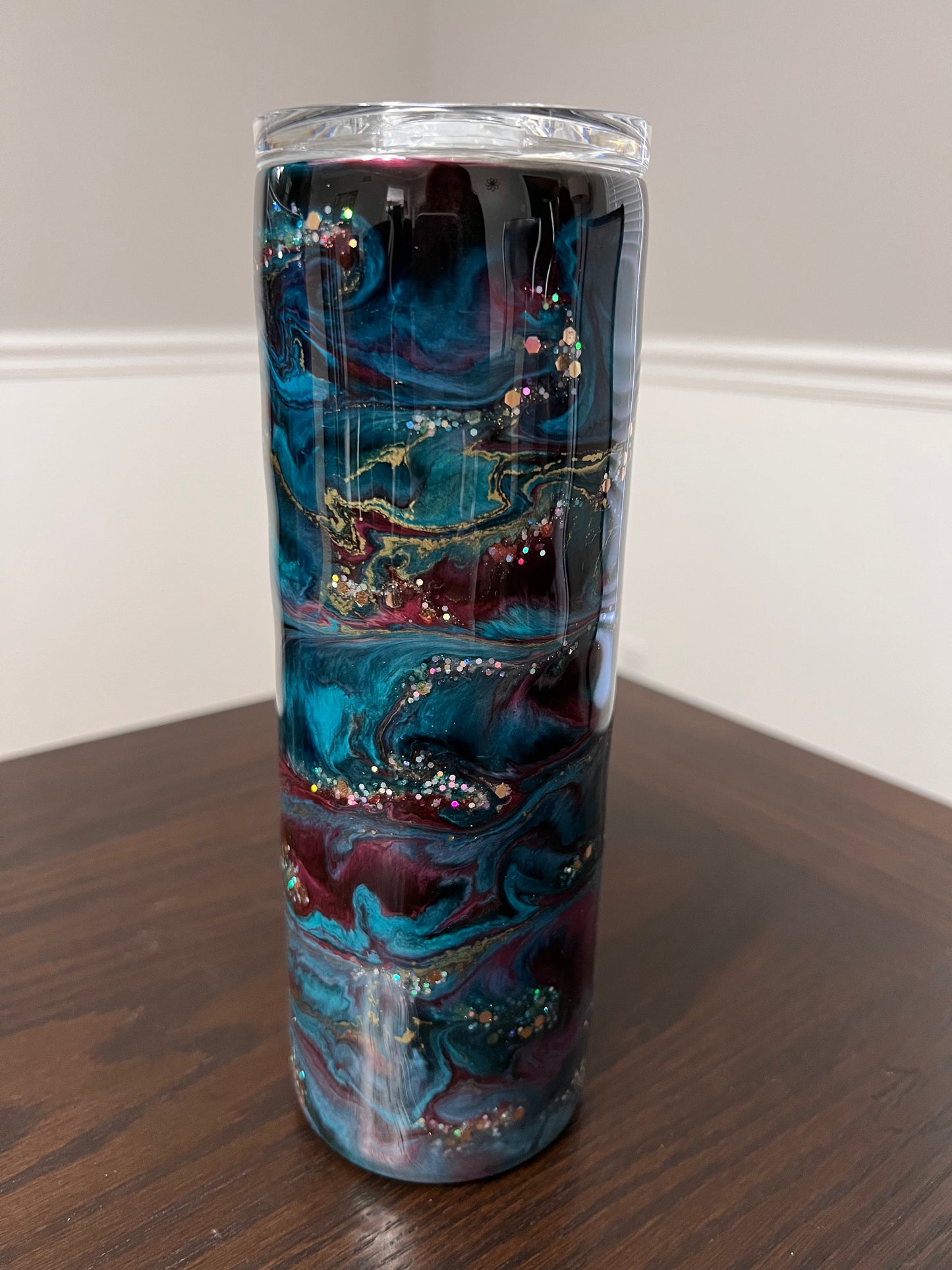 Southern Glam 20oz Skinny Tumbler-Pre Made-RTS