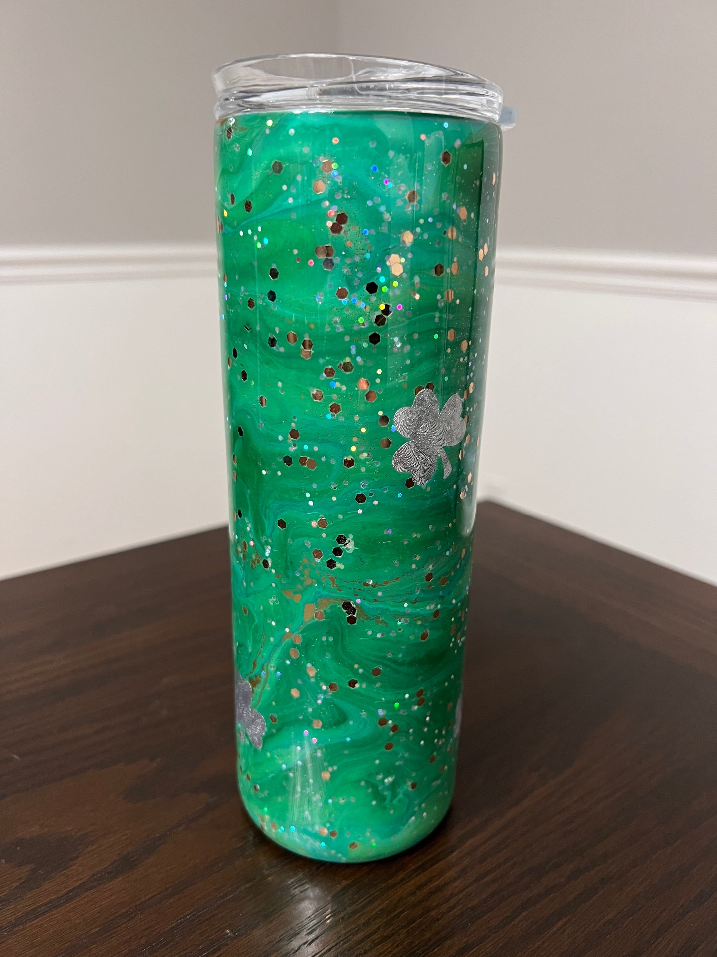 St Patricks Day 20oz Skinny Tumbler-Pre Made-RTS