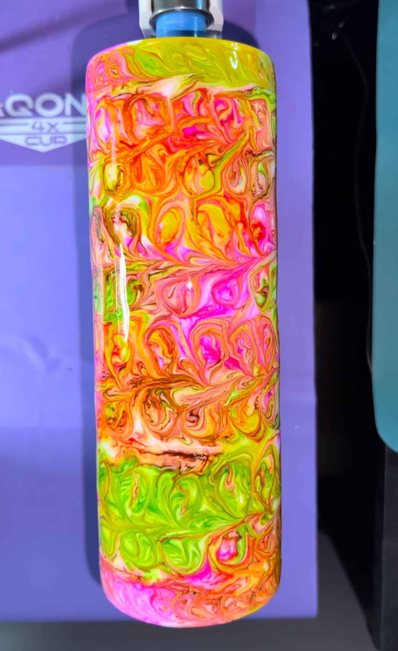 Rolling Waves Figure 8 20oz Skinny Tumbler-Pre Made-RTS
