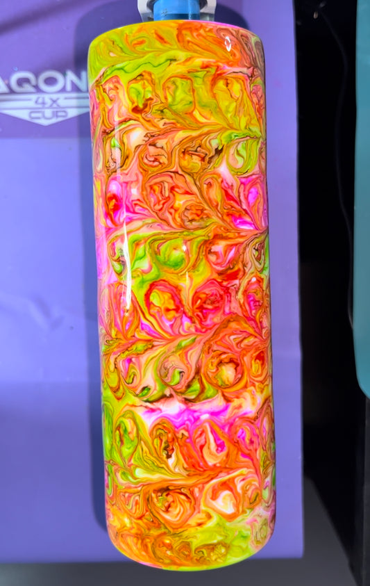 Rolling Waves Figure 8 20oz Skinny Tumbler-Pre Made-RTS