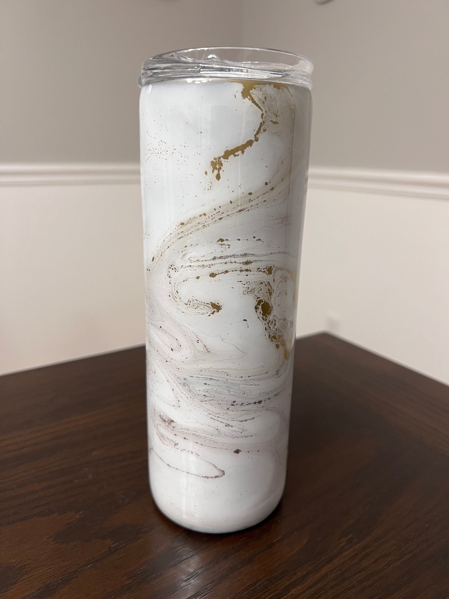 Marblelous Elegance 20oz Skinny Tumbler-Pre Made-RTS