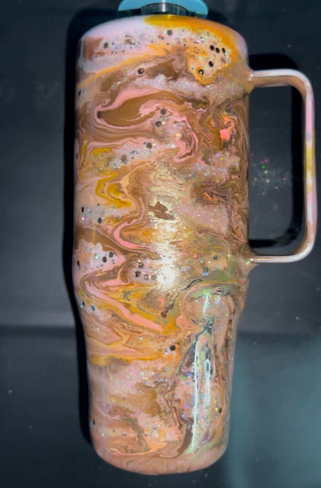 Pink Latte 24oz Modern Curve Hoggdle Tumbler-Pre Made RTS
