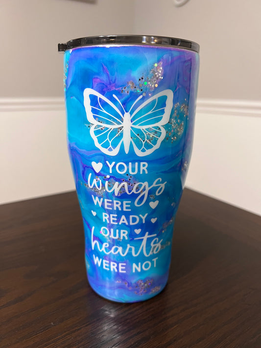 Paradise 30oz Modern Curve Tumbler-Pre Made-RTS