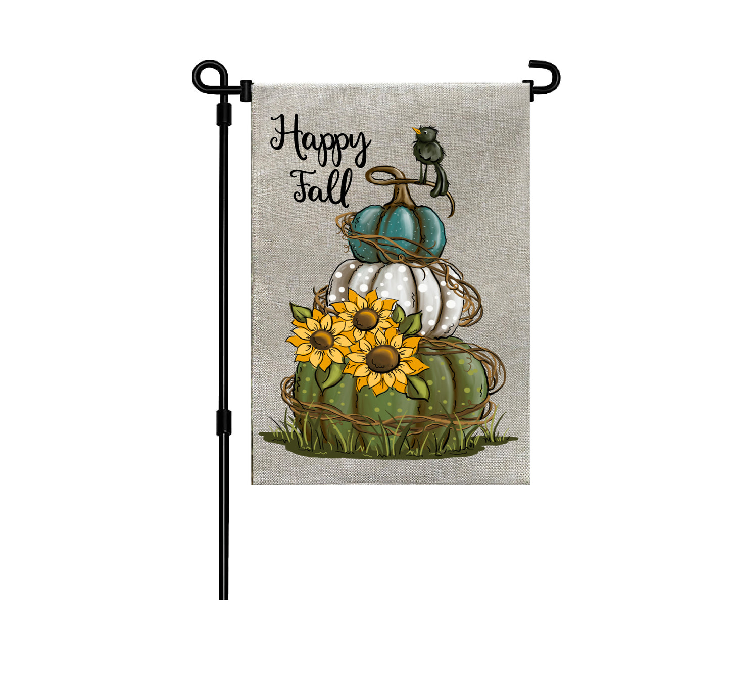 Happy Fall Pumpkin Garden Flag