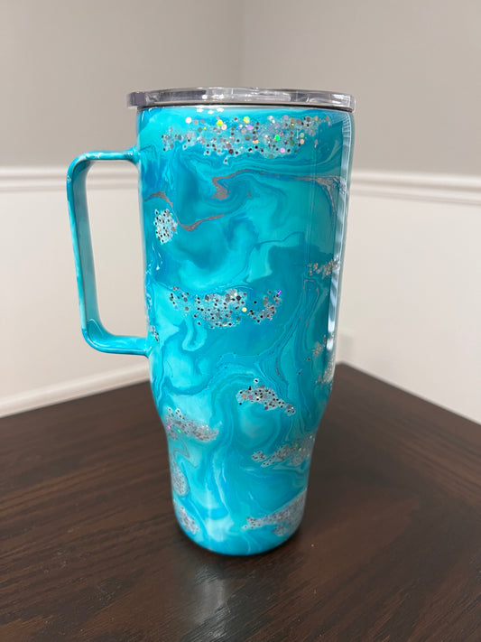 Mermaid Fantasy 24oz Modern Curve Hoggdle Tumbler-Pre Made RTS