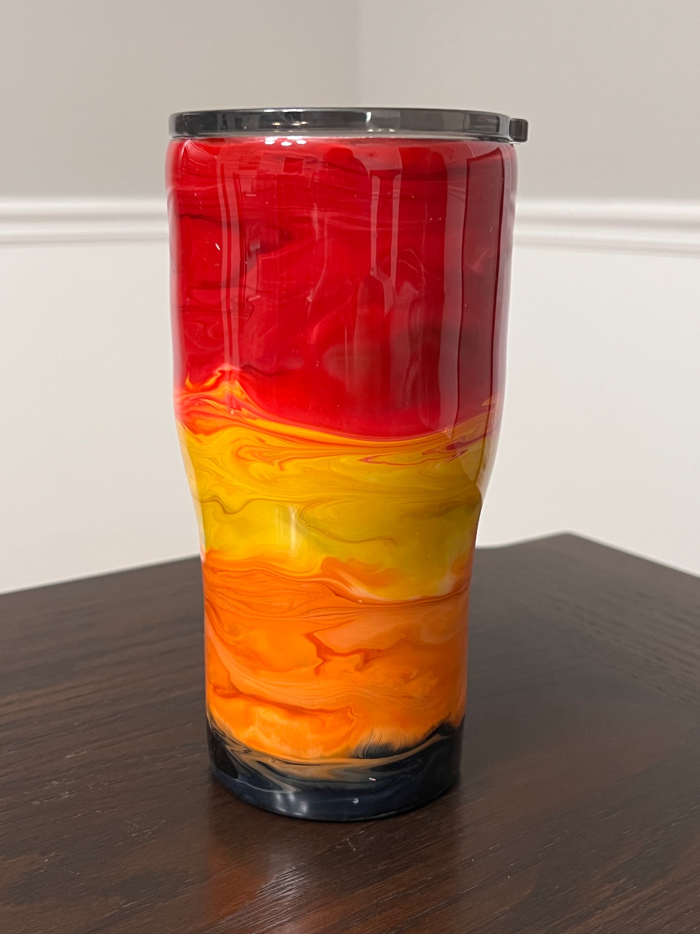 Sunset Palms 20oz Modern Curve Tumbler-Pre Made-RTS