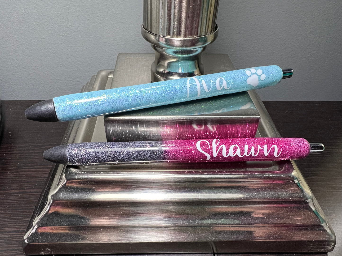 Personalized Glitter Pens