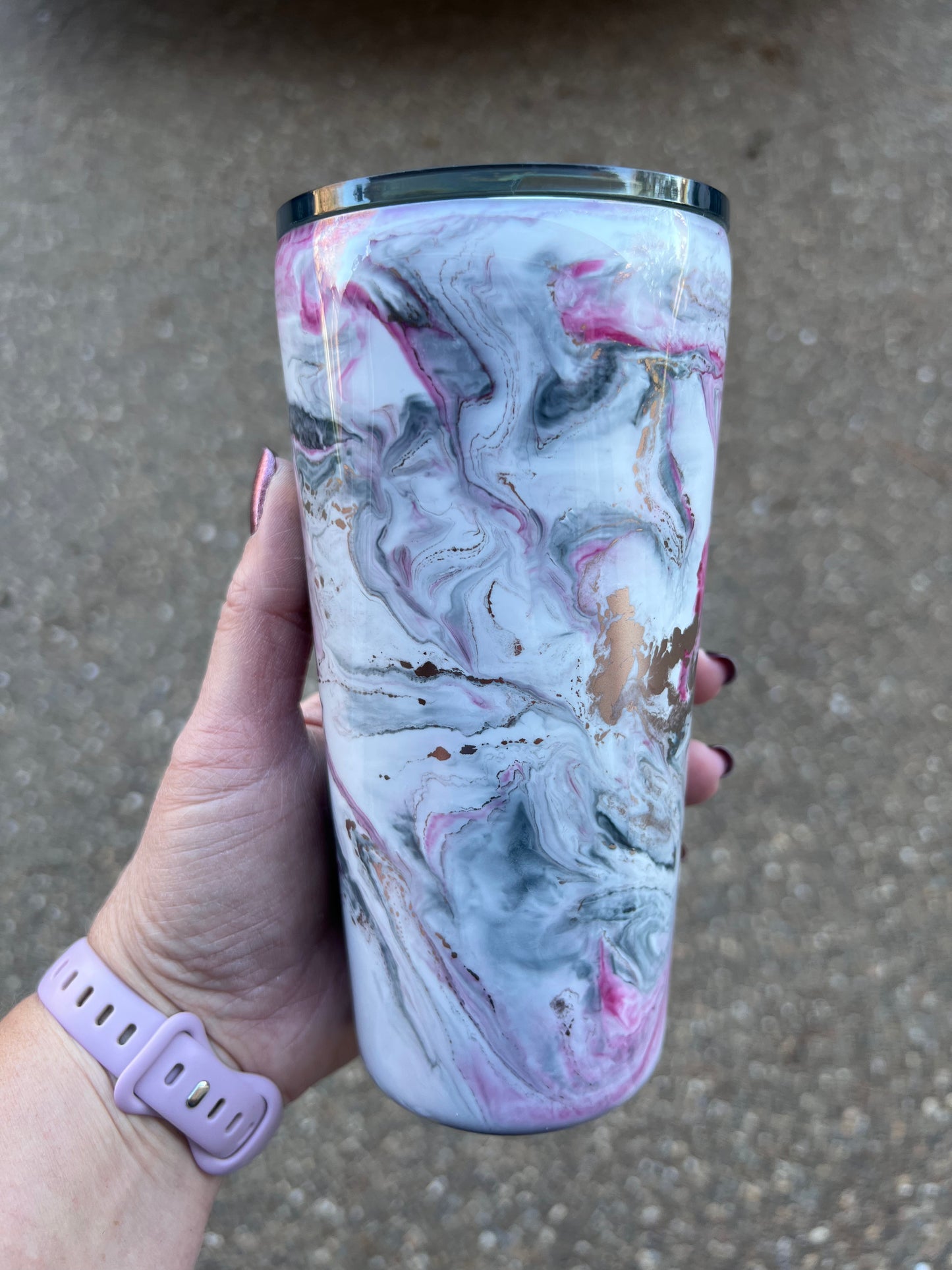 Marble 20oz Tumbler-Pre Made-RTS