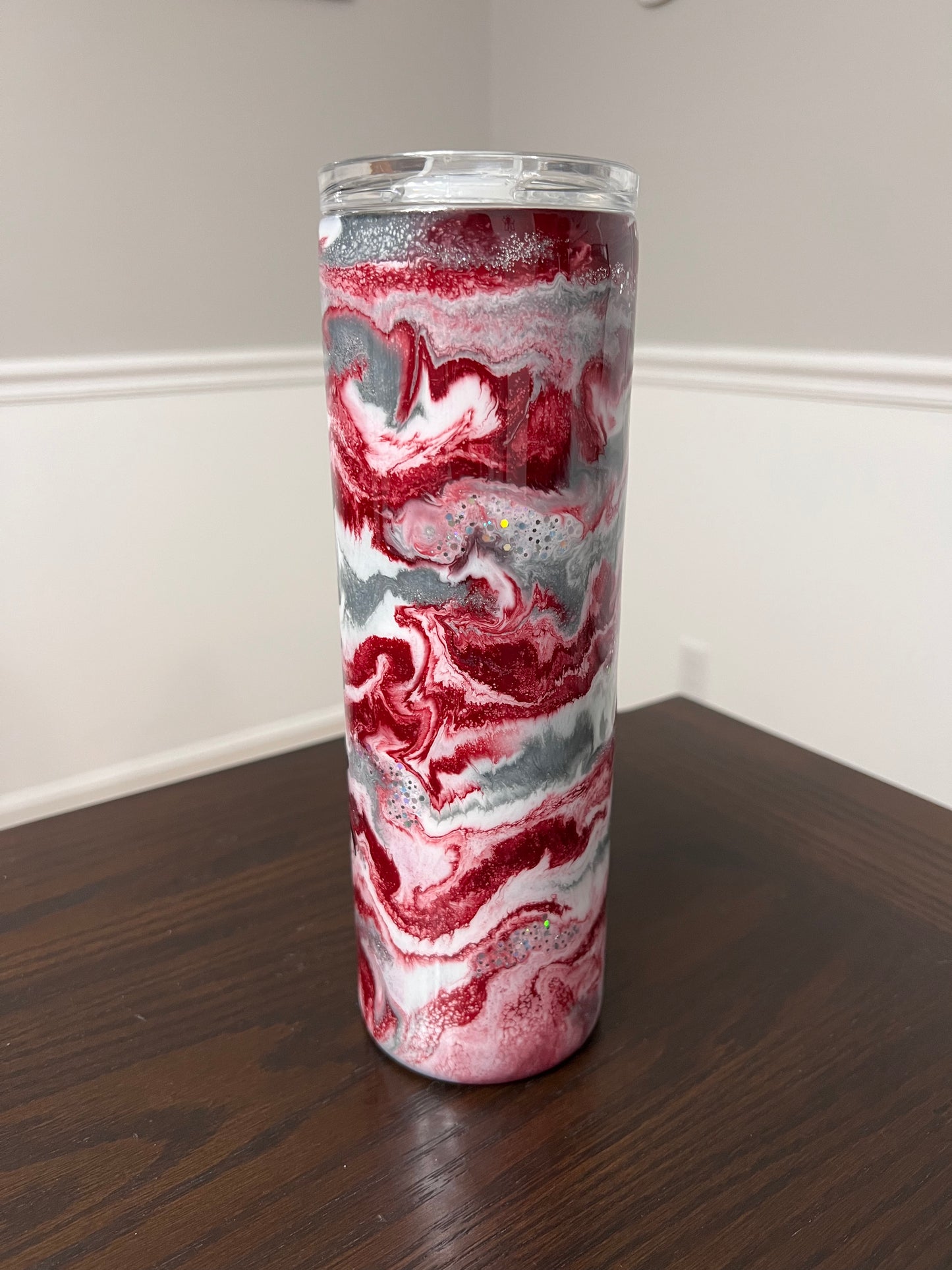 Cherry Blossom 30oz Skinny Tumbler-Pre Made-RTS