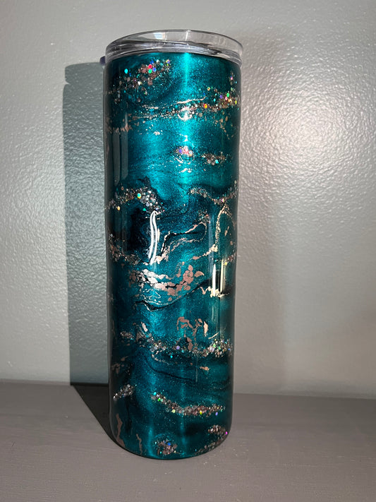 Aqua Dream 20oz Skinny Tumbler-Pre Made-RTS