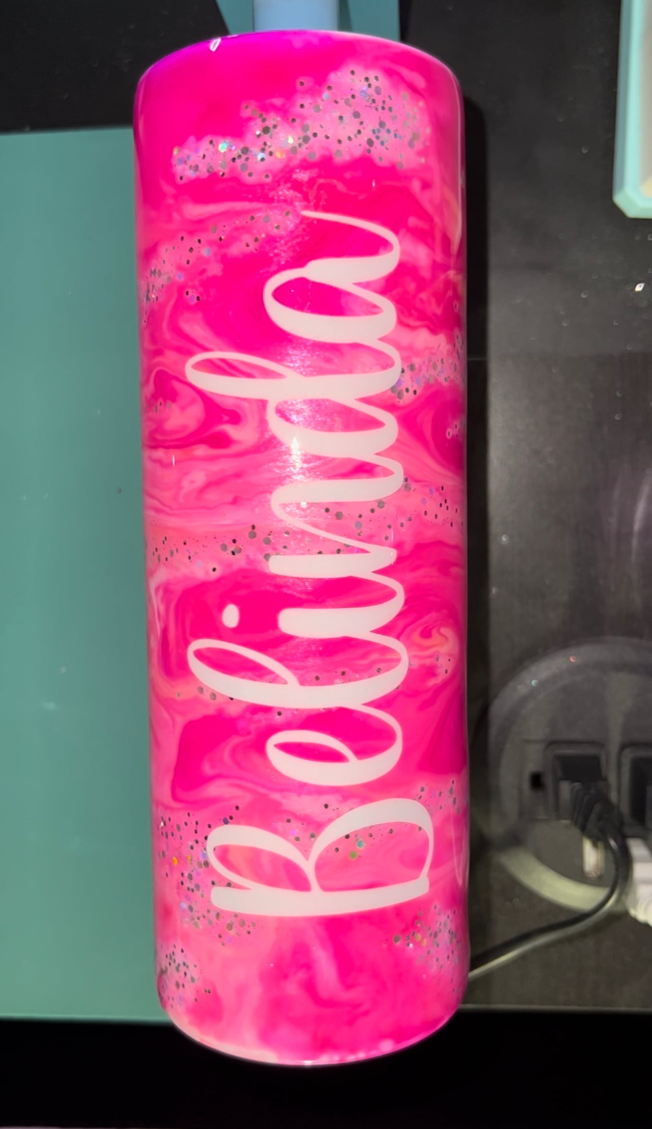 Pinkerbell 20oz Skinny Tumbler-Pre Made-RTS
