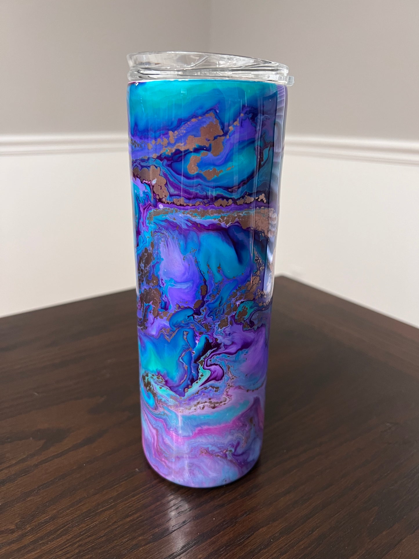 Violet Escape 20oz Skinny Tumbler-Pre Made-RTS