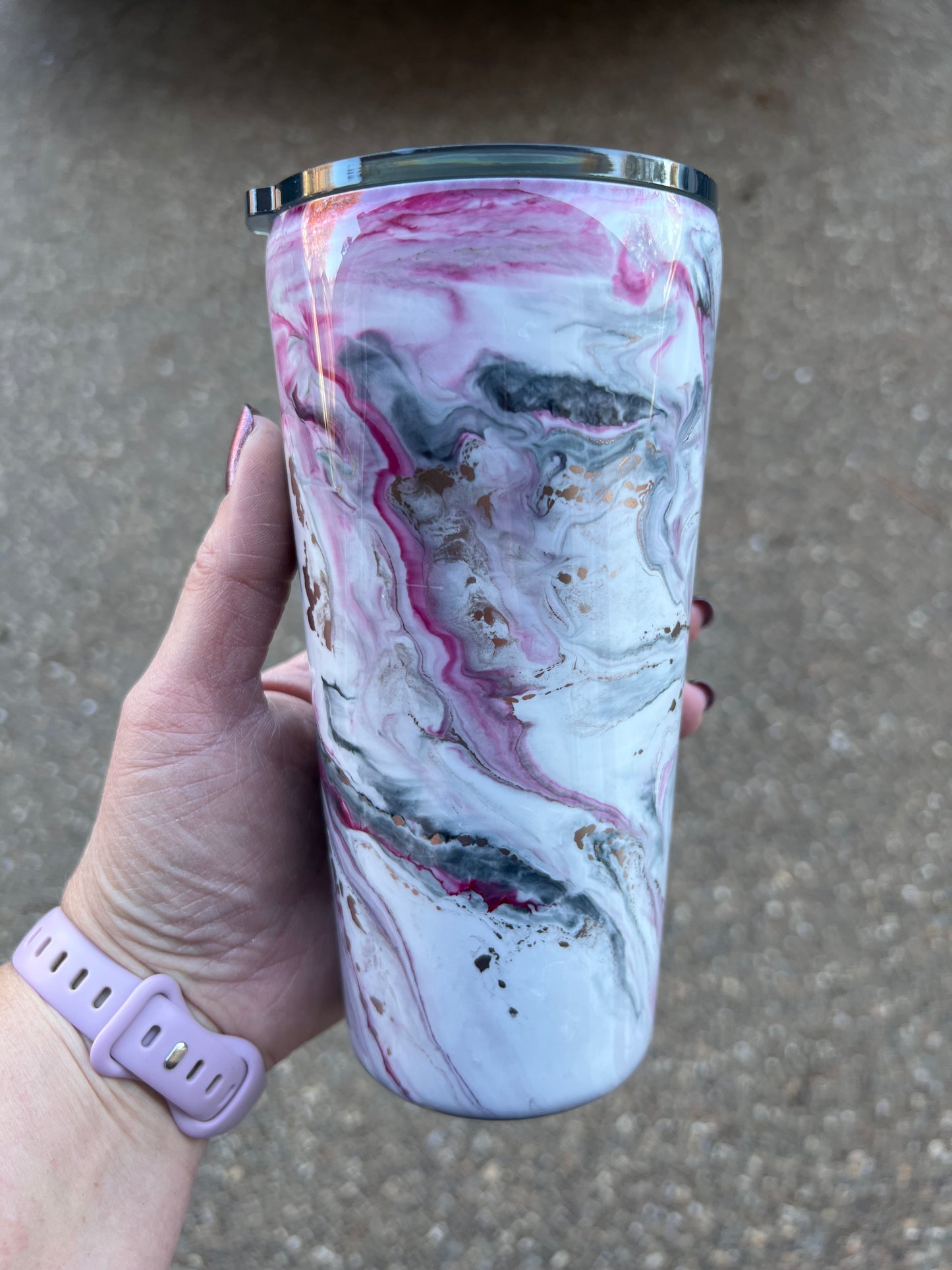 Marble 20oz Tumbler-Pre Made-RTS